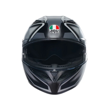 تحميل الصورة في معرض الصور AGV K3 DOT(E2206) - COMPOUND MATT BLACK/GREY 