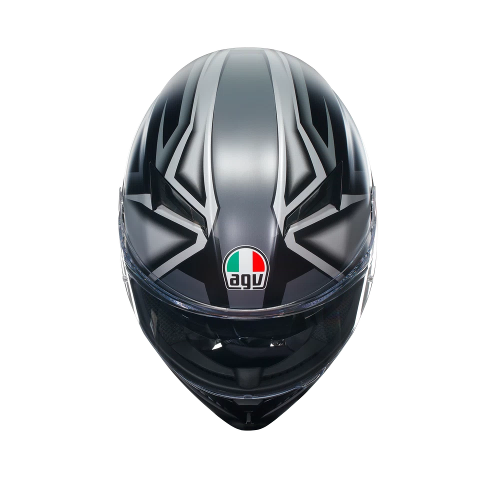 AGV K3 DOT(E2206) - COMPOUND MATT BLACK/GREY