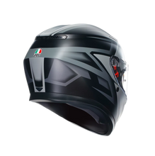 تحميل الصورة في معرض الصور AGV K3 DOT(E2206) - COMPOUND MATT BLACK/GREY 