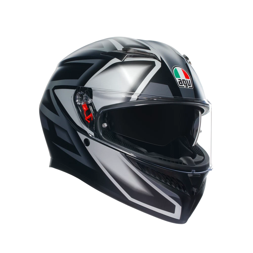 AGV K3 DOT(E2206) - COMPOUND MATT BLACK/GREY