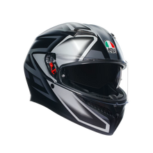 تحميل الصورة في معرض الصور AGV K3 DOT(E2206) - COMPOUND MATT BLACK/GREY 