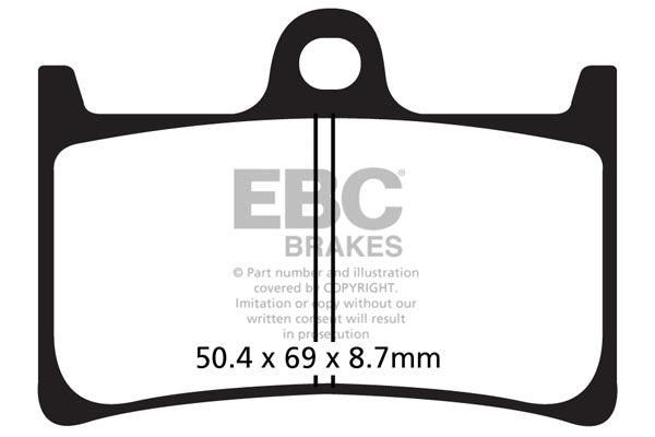 BRAKE PAD SFA ORG SCOOTER