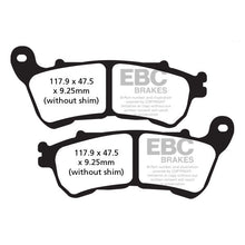 تحميل الصورة في معرض الصور EBC BRAKE PAD FA640-HH SERIES SINTERED META - Alhawee Motors 