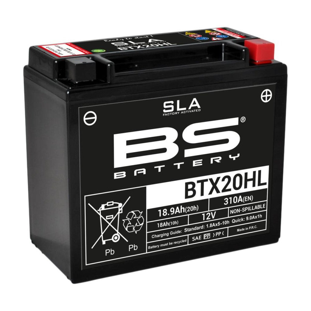 BS BATTERY BTX20HL SLA 12V 310 A GL1800 - Alhawee Motors