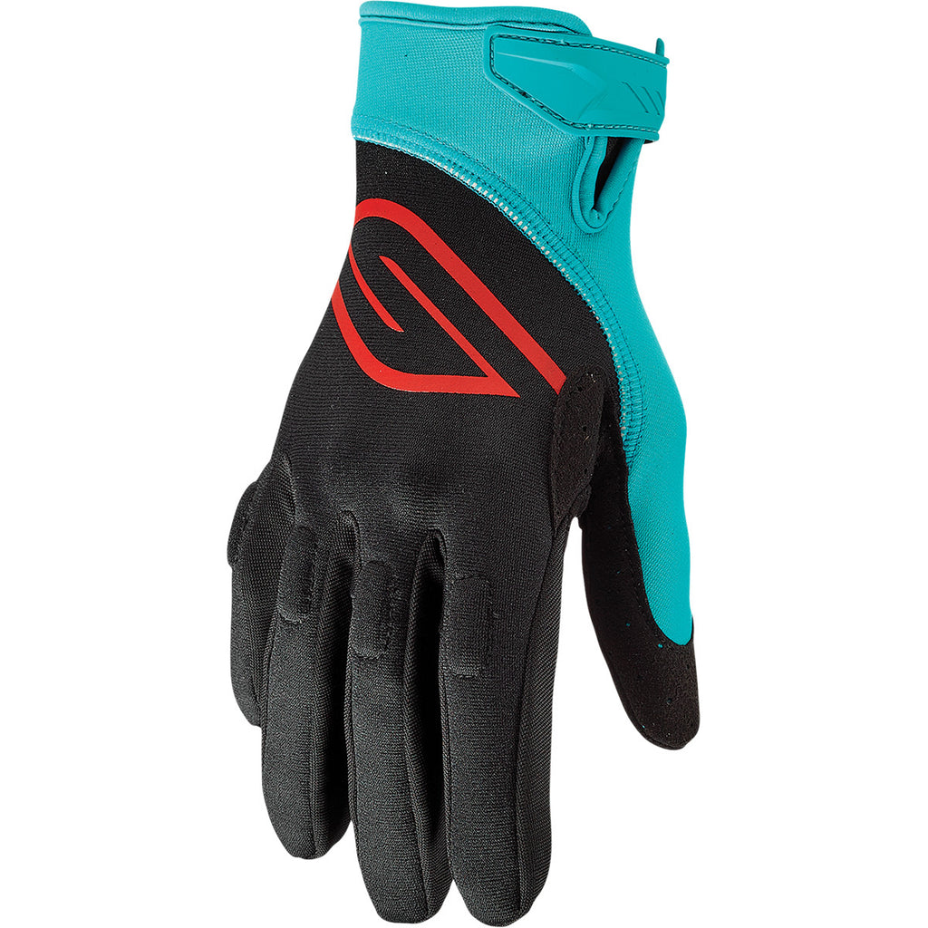 GLOVE CIRCUIT BK/AQ