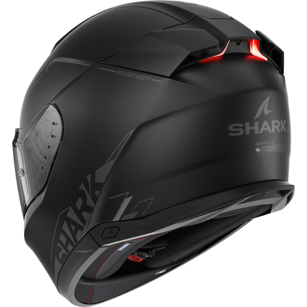 SHARK SKWAL i3 BLANK SP HELMET BLACK ANTHRACITE BLACK