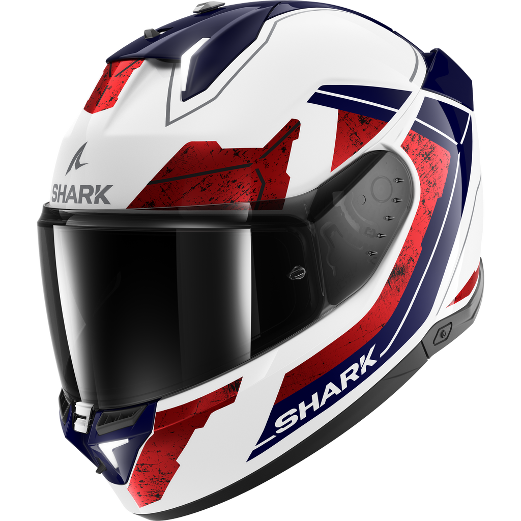 SHARK SKWAL i3 RHAD HELMET WHITE CHROM RED