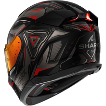 تحميل الصورة في معرض الصور SHARK SKWAL i3 LINK HELMET BLACK ANTHRACITE RED 