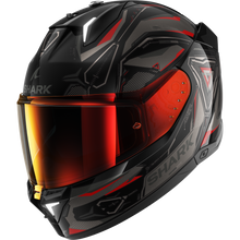 تحميل الصورة في معرض الصور SHARK SKWAL i3 LINK HELMET BLACK ANTHRACITE RED 