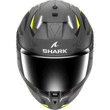 تحميل الصورة في معرض الصور SHARK SKWAL i3 LINK HELMET MAT ANTHRACITE YELLOW BLACK 