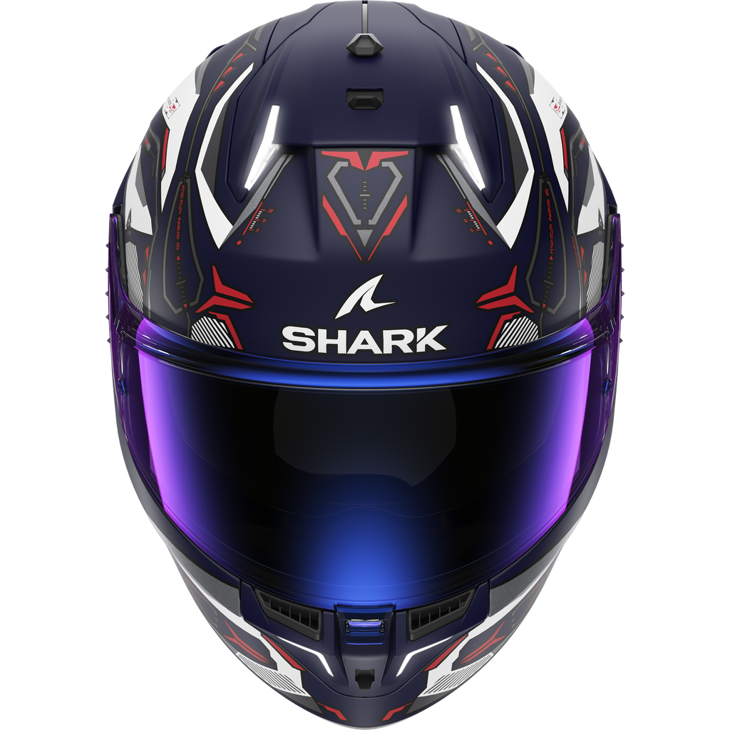 SHARK SKWAL i3 LINK HELMET MAT BLUE WHITE RED