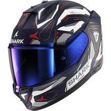 تحميل الصورة في معرض الصور SHARK SKWAL i3 LINK HELMET MAT BLUE WHITE RED 