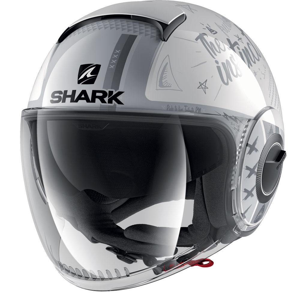 SHARK NANO TRIBUTE WHITE SILVER - Alhawee Motors