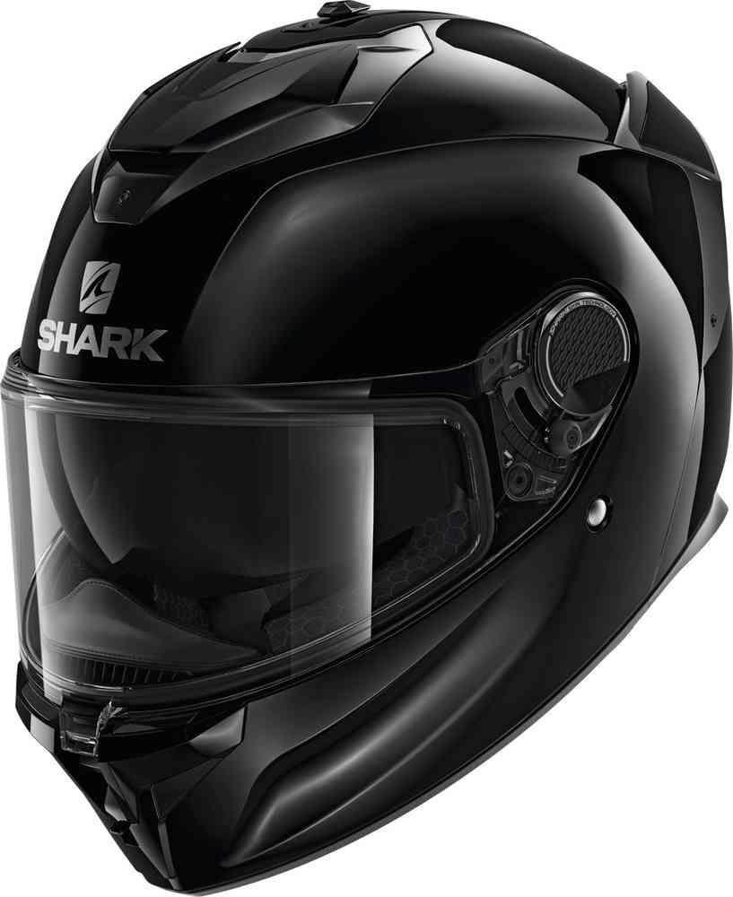 SHARK SPARTAN GT BLANK BLACK - Alhawee Motors