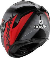 Load image into Gallery viewer, SHARK SPARTAN GT ELGEN MAT BLACK ANTHRACITE RED - Alhawee Motors