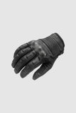 Leather Motorcycle Gloves - ONYX BLACK 01