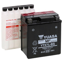 Load image into Gallery viewer, BATTERY YUASA YTXÂ® 12V 114 MM X 71,12 MM X 129,54 MM LEAD ACID MAINTENANCE FREE REPLACEMENT BLACK - Alhawee Motors